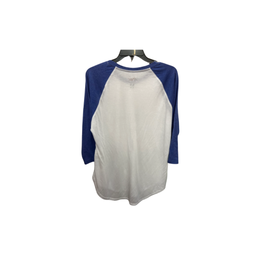 4Her Blue & White Raglan Tee XL - Women's Baseball Shirt - Image 2