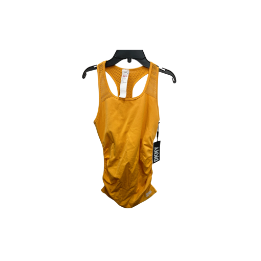 DKNY Sport Yellow Mesh Tank Top - Medium - Workout Clothes