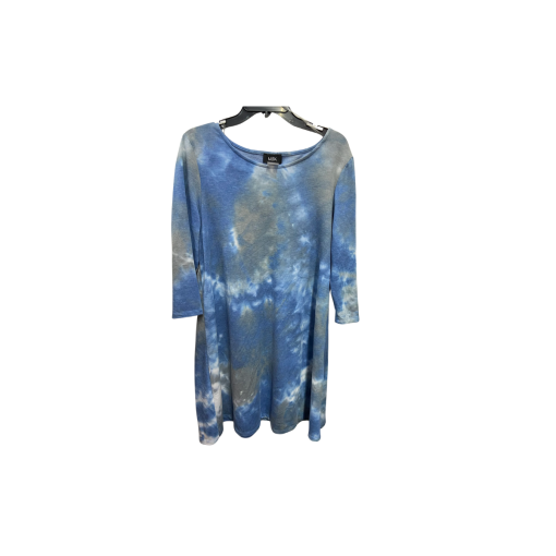 MSK Blue Tie Dye Tunic Dress XL | Women's Dresses