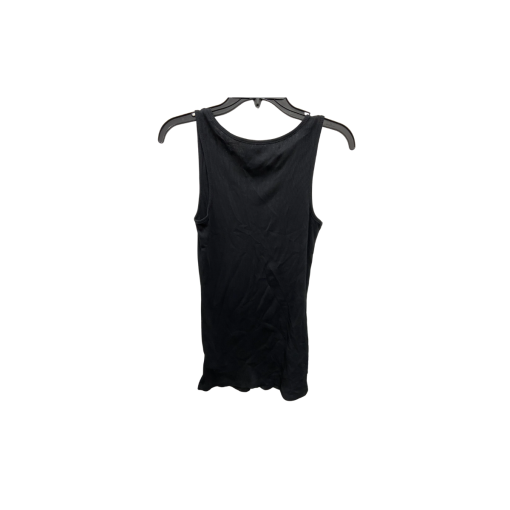 Guess Black Ribbed Tank Top Medium Women's Sleeveless Shirt - Image 2