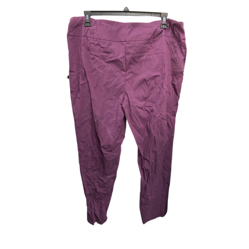 INC International Concepts Plus Size Purple Pants - Women's Trousers - Image 2