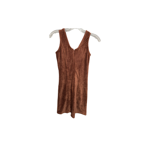 Planet Gold Brown Corduroy Mini Dress XS - Women's Dresses