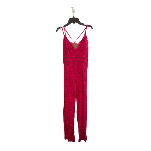 beb Red Lace Jumpsuit XS - Women's Party Jumpsuit