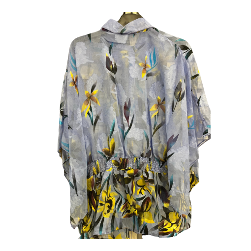 BCBG Daffodil Floral Blouse M - Women's Tops & Shirts - Image 2