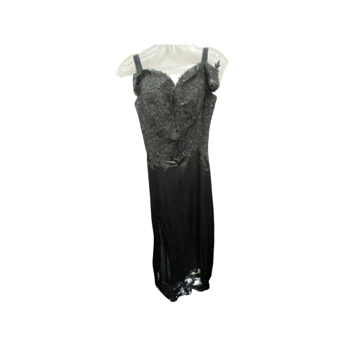 Black Lace Evening Dress - Size S - Party Dress