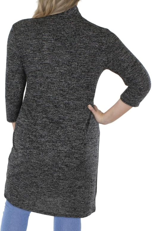 Connected Apparel Gray Cardigan Sweater Size 16 - Women's Clothing - Image 2