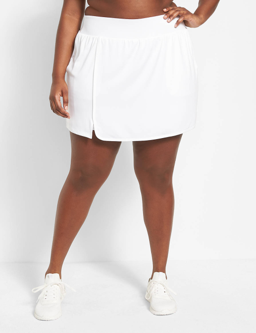 Ideology Plus White Skort 2X - Women's Activewear Skirt