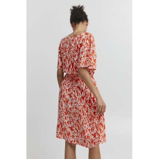 ICHI Red Floral Dress Size 36 - Summer Dresses - Image 2