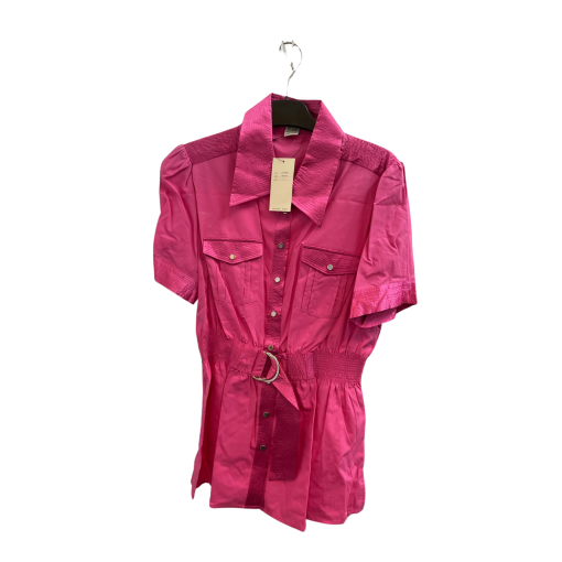 VERTIGO Azalea Pink Shirt Dress XS - Women's Dresses