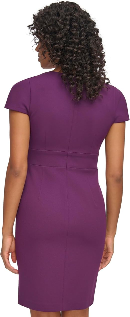 DKNY Purple Sheath Dress Petite 4P - Women's Work Dress - Image 2