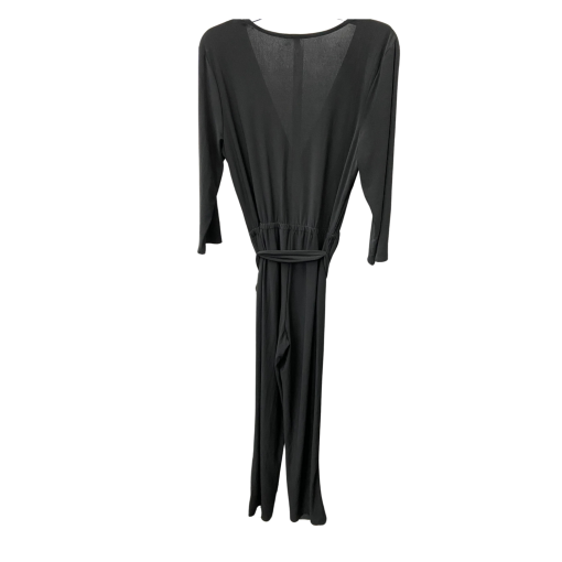 NY Collection Black Jumpsuit Petite PXL V-Neck Women's Clothing - Image 2