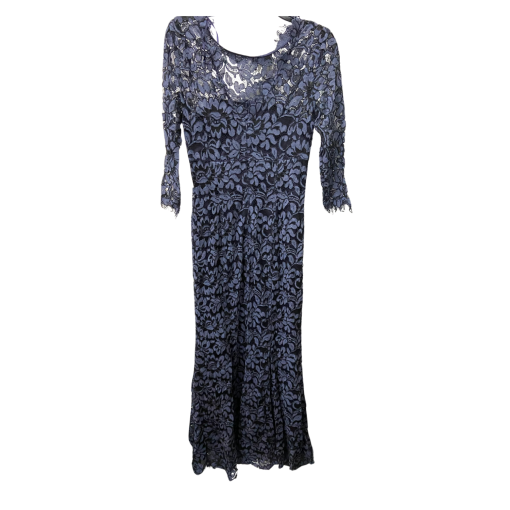 Eliza J Blue Lace Maxi Dress Size 6 - Formal Gown