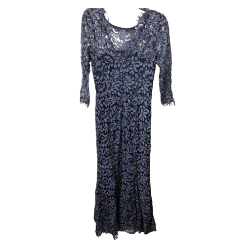 Eliza J Blue Lace Maxi Dress Size 6 - Formal Gown - Image 2