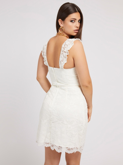 Guess Christel White Lace Mini Dress - Size S - Bodycon Dress - Image 2