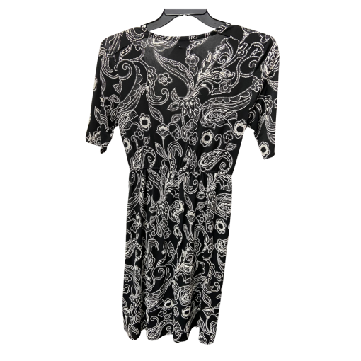 Signature Black Paisley Dress PM - Women's Midi Dress - Image 2