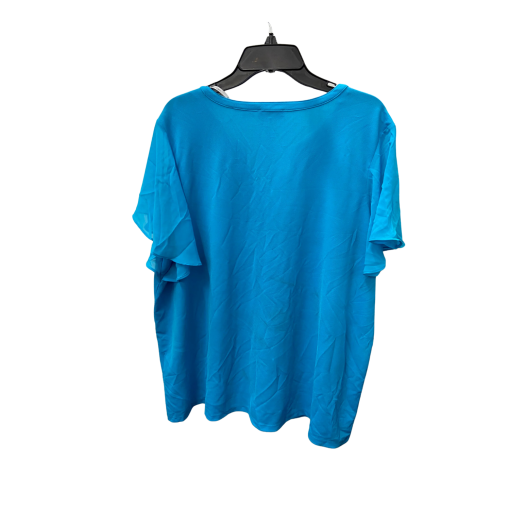 Calvin Klein Plus Size Blue Blouse - Women's Top - Casual Wear - Image 2