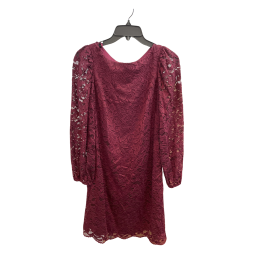 Jessica Howard Burgundy Lace Dress Size 6 - Cocktail Dress