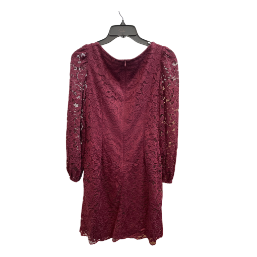 Jessica Howard Burgundy Lace Dress Size 6 - Cocktail Dress - Image 2