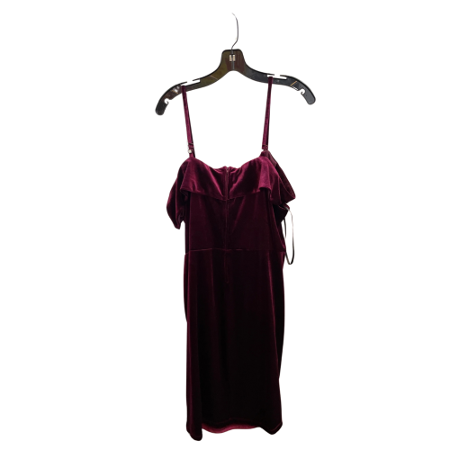 B.Darlin Burgundy Velvet Dress Plus Size 20W | Cocktail Dress - Image 2