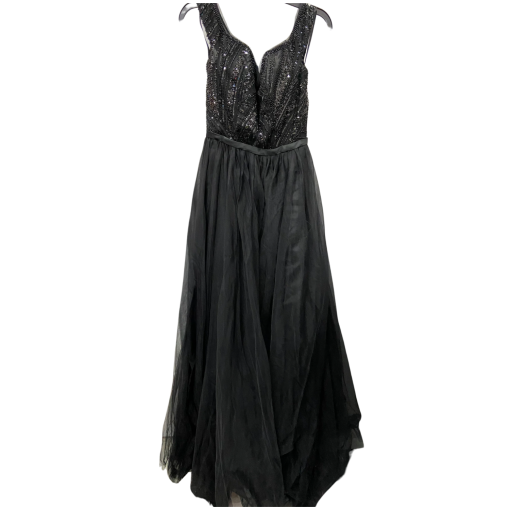 Vip Girl Black Sequin Maxi Dress - XS - Formal Gown