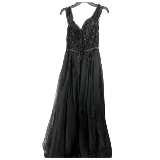 Vip Girl Black Sequin Maxi Dress - XS - Formal Gown - Image 2