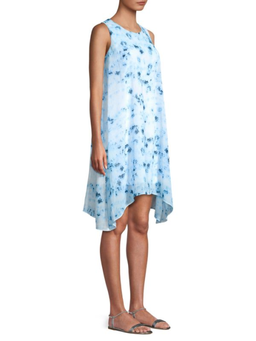 Donna Karan Blue Tie Dye Shift Dress - Size S - Women's Dresses - Image 3