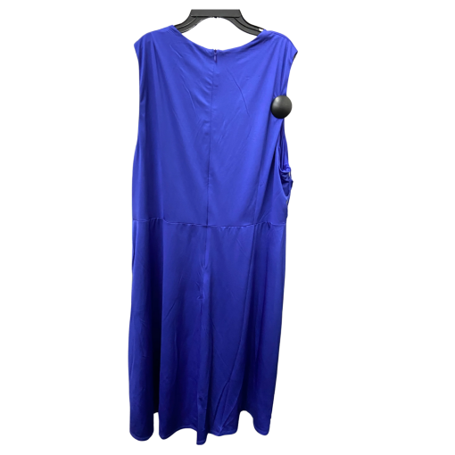 London Times Blue Sleeveless Dress Plus Size 22W - Cocktail Dress - Image 2