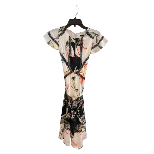 White House Black Market Floral Dress Size 00 - Cocktail Dress