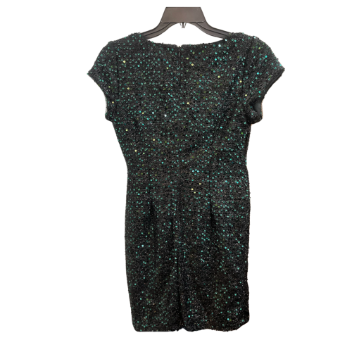 SLNY Black Sequin Dress Size 4 - Cocktail Party Outfit - Image 2