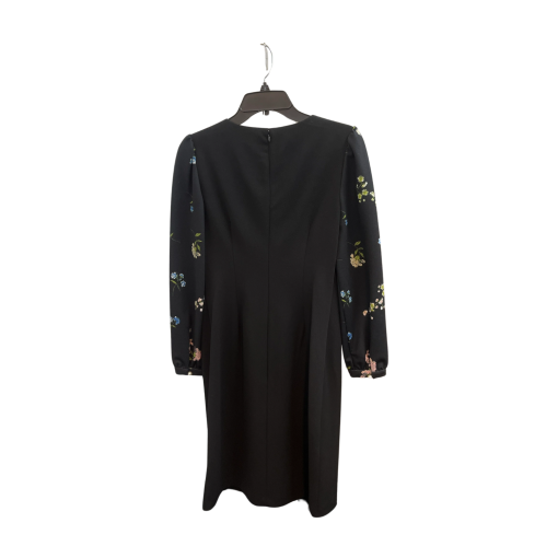 Karl Lagerfeld Black Floral Sleeve Dress Size 2 - Cocktail Dress - Image 2