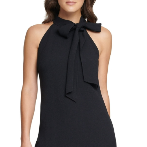 Vince Camuto Black Halter Dress Size 10 - Cocktail Dress - Image 2