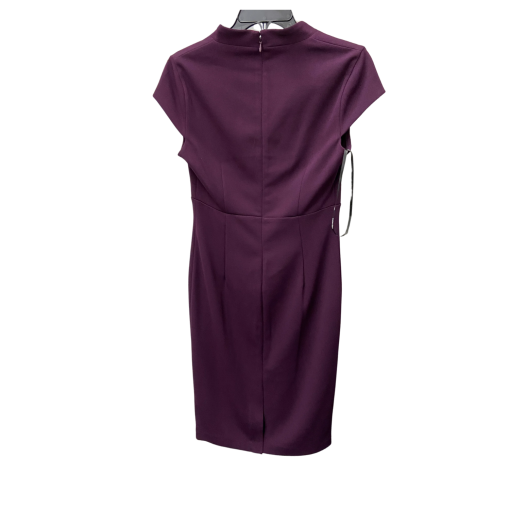 Calvin Klein Plum Bodycon Dress Size 4 - Cocktail Dress - Image 2