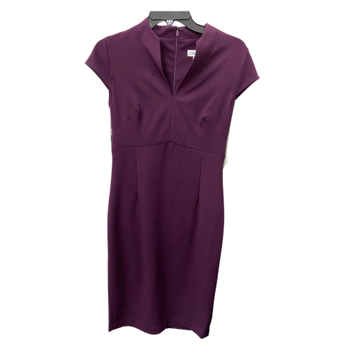 Calvin Klein Plum Bodycon Dress Size 4 - Cocktail Dress