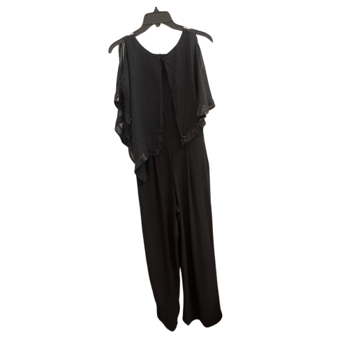 NY Collection Black Jumpsuit Petite Formal Wear - Image 2