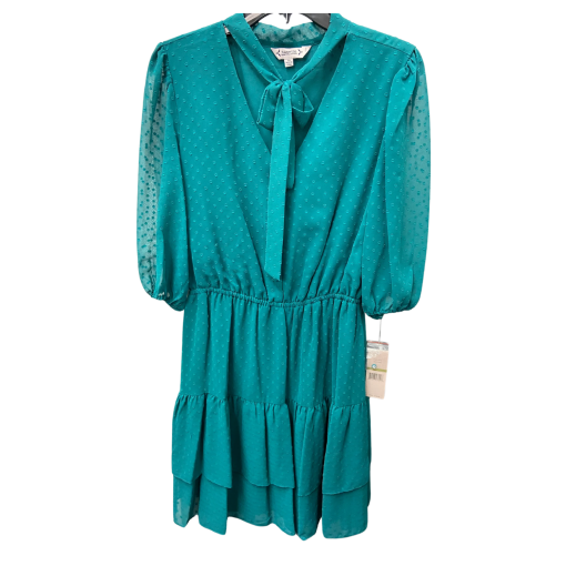 Nanette Lepore Teal Tiered Dress Size 14 - Women's Dresses