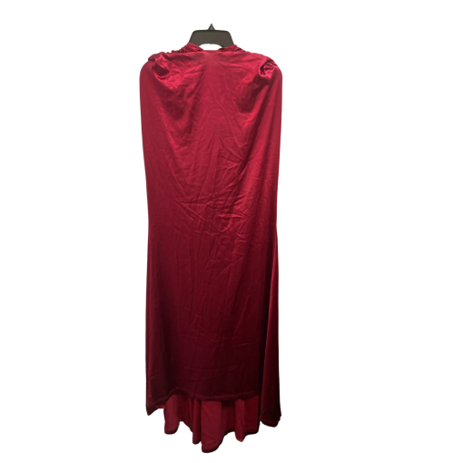 Miss Ord Red Velvet Maxi Dress - Size L - Formal Wear - Image 2