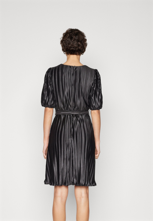 DKNY Black Pleated Wrap Dress - Plus Size 18W - Party Dress - Image 2