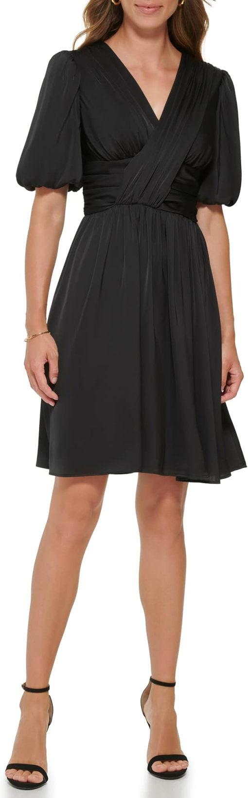 DKNY Black Fit & Flare Dress Size 10 - Women's Cocktail Dress