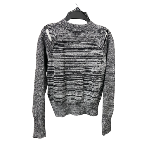 DKNY Black/White Cutout Sweater - XS - Women's Knitwear - Image 2