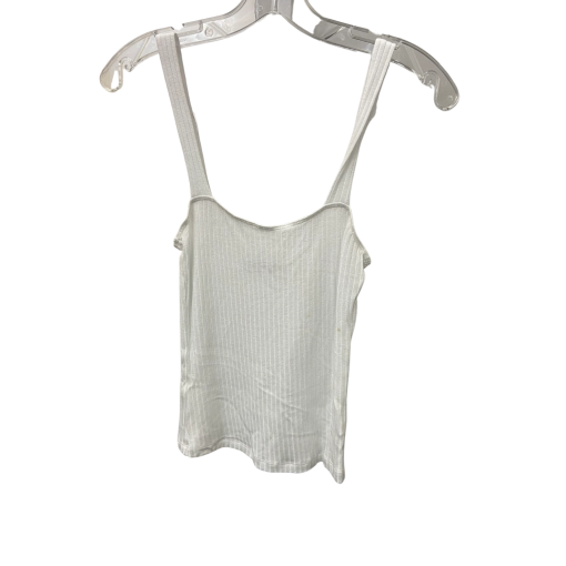 Caara White Ribbed Tank Top - Size S - Women's Tops - Image 2