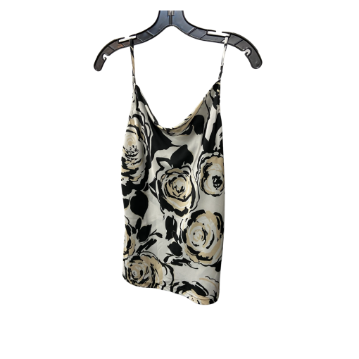 Tahari ASL Floral Print Tank Top - Black/White - No Size - Blouse - Image 2