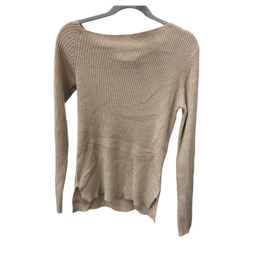 State Cashmere Taupe Ribbed Sweater - Size M - Women's Top - Image 2