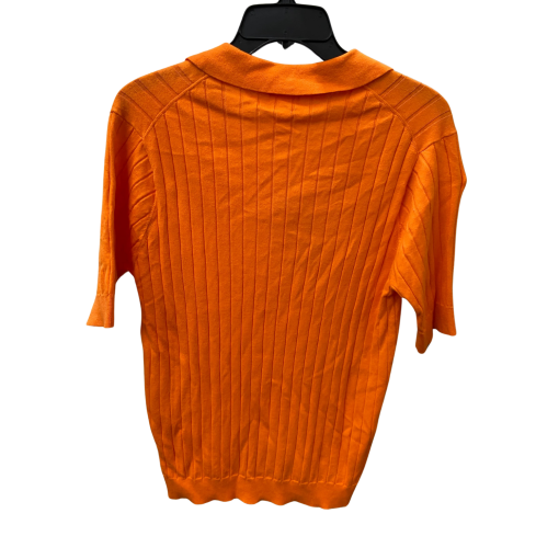 Minnierose Orange Knit Polo Shirt - Large - Women's Top - Sweater - Image 2