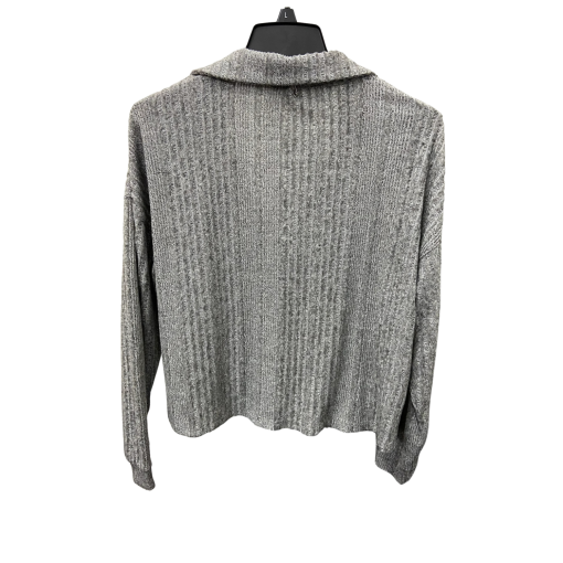 Vince Camuto Gray Ribbed Knit Shirt - Size L - Women's Tops - Image 2