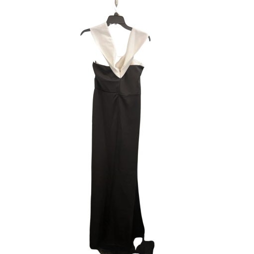 Miss Ord Black & White Maxi Dress Size L - Evening Gown - Image 2