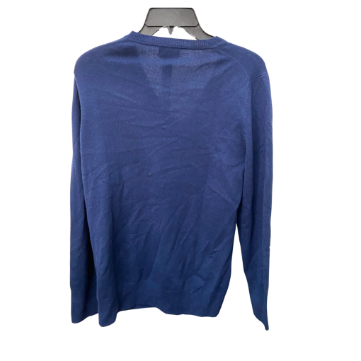 State Fusio Navy Blue V-Neck Sweater XL - Men's Knitwear - Image 2