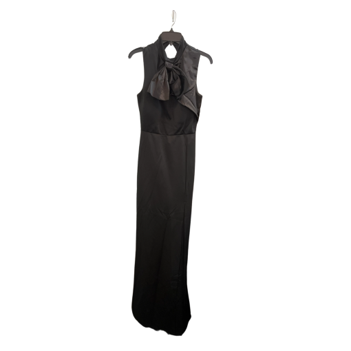 Miss Ord Black Bow Maxi Dress Size M-L Formal Gown