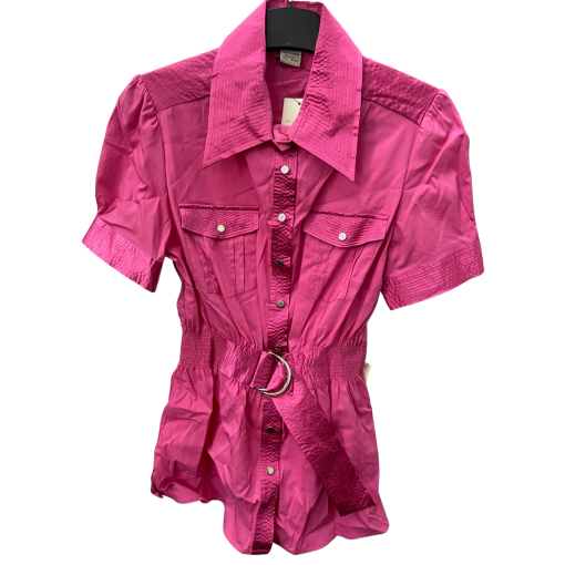 Vertigo Paris Pink Blouse XS - Women's Button Down Shirt