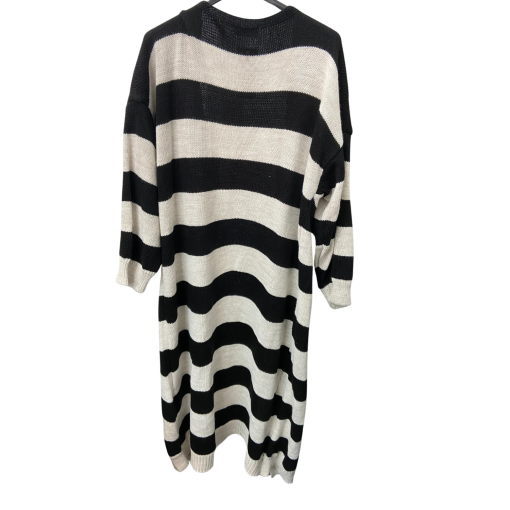 The Collection Black & White Striped Cardigan - Size S - Sweater - Image 2