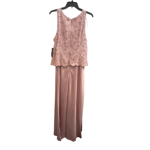 Alex Evenings Pink Lace Gown Size 14 Formal Dress - Image 2